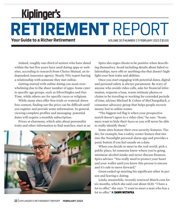 Kiplinger Retirement Report article